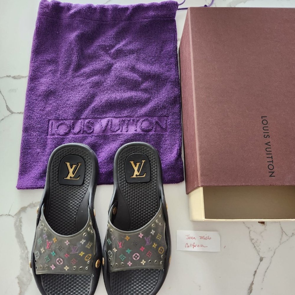 Louis Vuitton Monogram slides